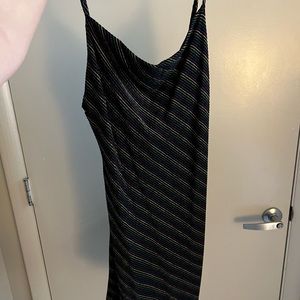 Black and sparkly multi colored boutique dress